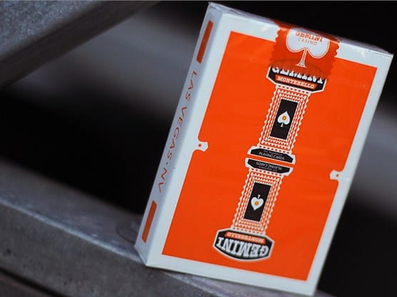 Orange Gemini Casino Playing Cards - thumbnail 2