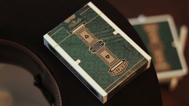 Gemini Casino Phthalo Green Playing Cards - Vanishing Inc. Magic shop