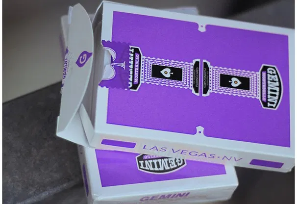 Gemini Casino Purple Playing Cards - image 3