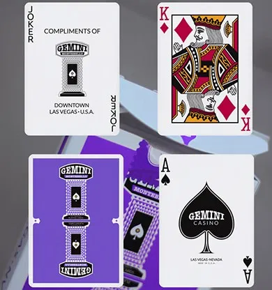 Gemini Casino Purple Playing Cards - image 4