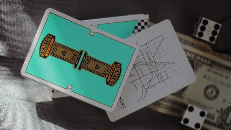 Gemini Casino Turquoise Playing Cards - image 2