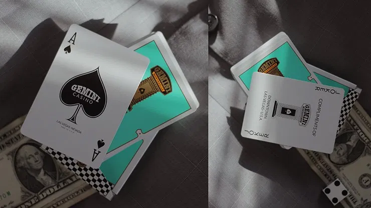 Gemini Casino Turquoise Playing Cards - image 4