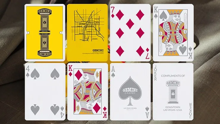 Gemini Casino Yellow Playing Cards - image 6