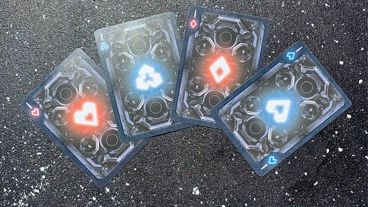 Gilded Bicycle Astronaut Playing Cards - image 5