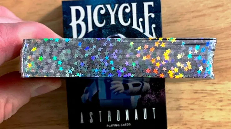 Gilded Bicycle Astronaut Playing Cards - image 1