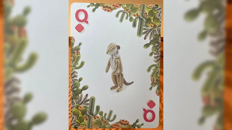 Gilded Bicycle Balloon Desert Playing Cards - image 4