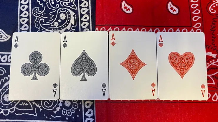 Gilded Bicycle Bandana Playing Cards - image 3