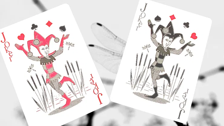 Gilded Bicycle Dragonfly Playing Cards - image 4