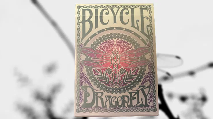 Gilded Bicycle Dragonfly Playing Cards - image 6