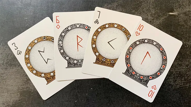 Gilded Bicycle Rune Playing Cards - image 2