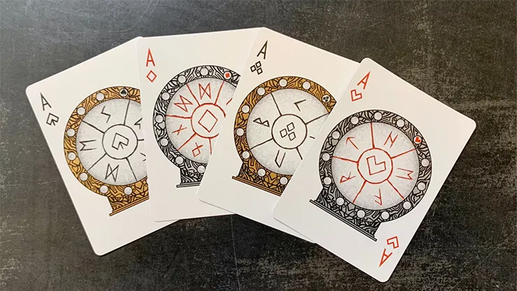 Gilded Bicycle Rune Playing Cards - image 3