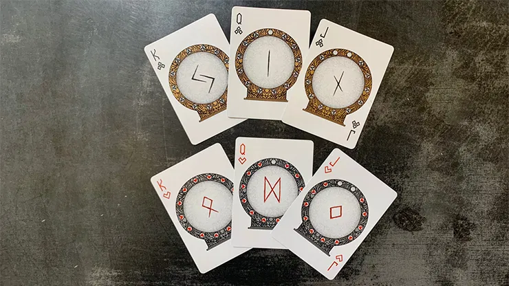 Gilded Bicycle Rune Playing Cards - image 5