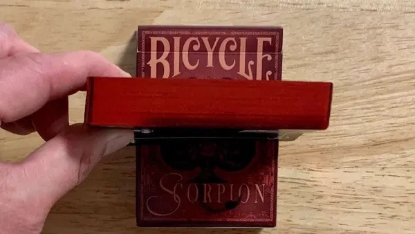 Gilded Bicycle Scorpion Playing Cards - image 1