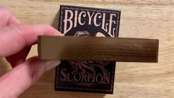 Gilded Bicycle Scorpion Playing Cards - image 2