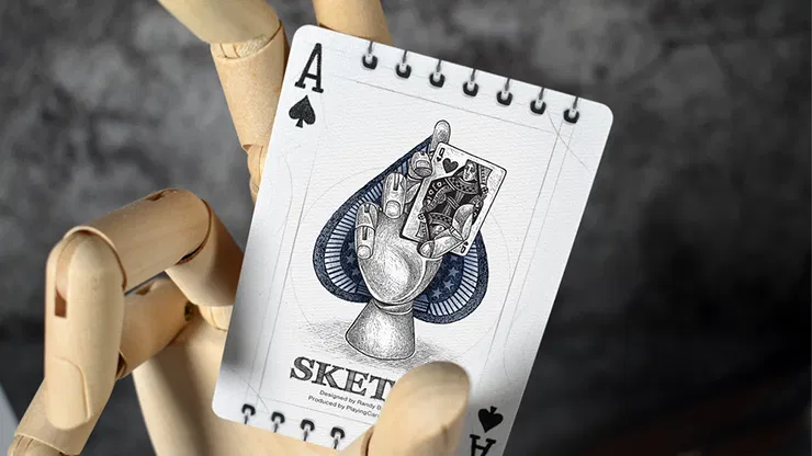 Gilded Bicycle Sketch Playing Cards - image 6