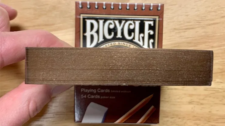 Gilded Bicycle Sketch Playing Cards - image 1