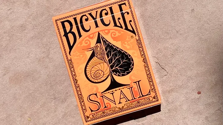 Gilded Bicycle Snail Playing Cards - image 2