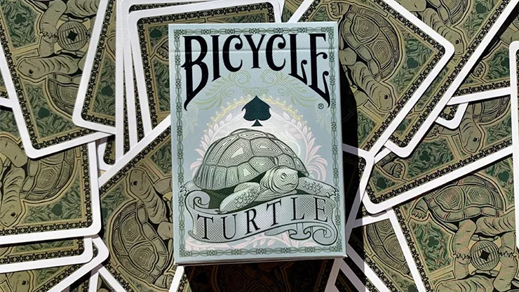Gilded Bicycle Turtle Playing Cards - image 6