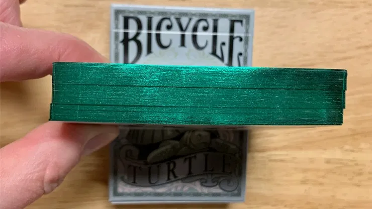 Gilded Bicycle Turtle Playing Cards - image 1