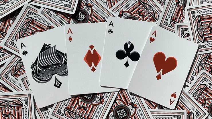 Gilded Bicycle Viking Playing Cards - image 3