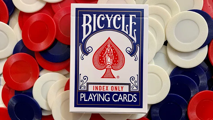 Gilded Blue Bicycle Index Only Playing Cards - image 6