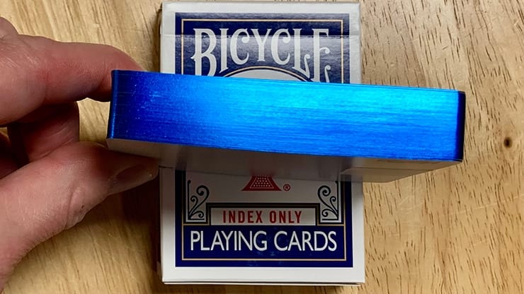 【限定300】BICYCLE INDEX ONLY Gilded Gilded Blue Bicycle Index Only Playing | Vanishing Inc. Magic