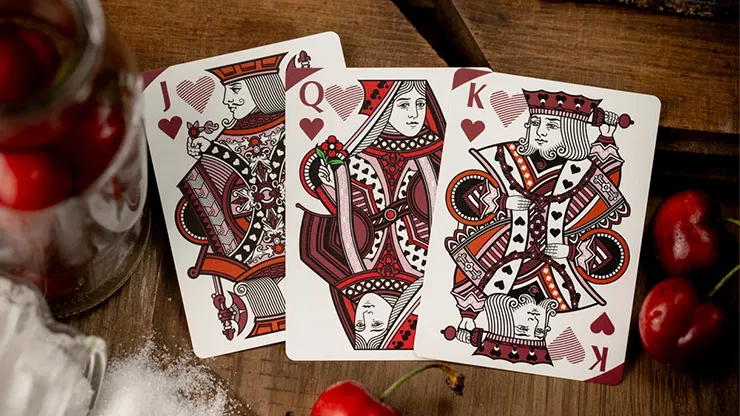 Gilded Cherry Pi Playing Cards - image 6