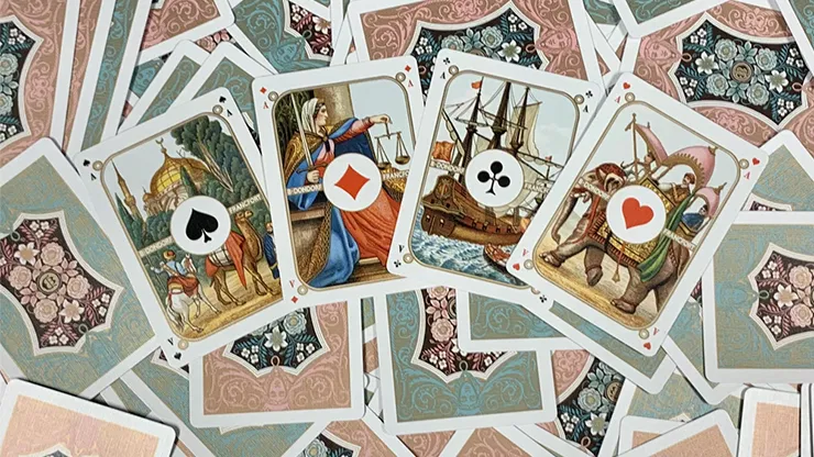 Gilded Four Continents Playing Cards - image 2