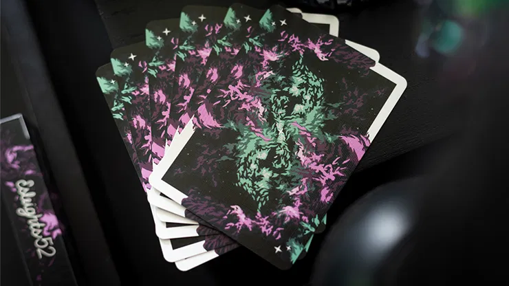 Gilded Nebula Stellar Purple Playing Cards - image 3