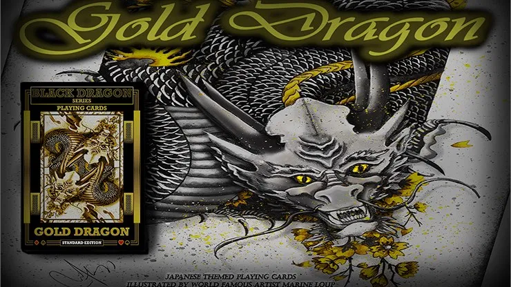 Gold Dragon  Playing Cards - image 1