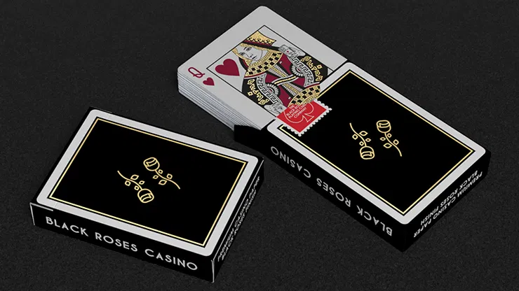 Gold Foil Black Roses Casino - image 3