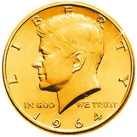 Gold Plated half Dollar
