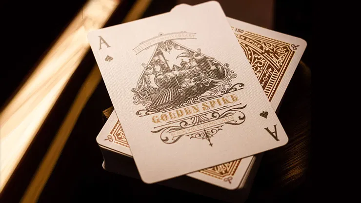 Golden Spike 150th Anniversary Playing Cards - image 2