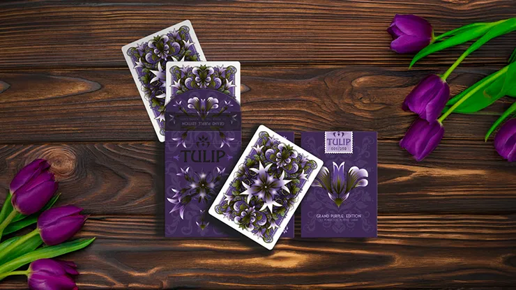 Grand Tulip Purple Playing Cards - image 6