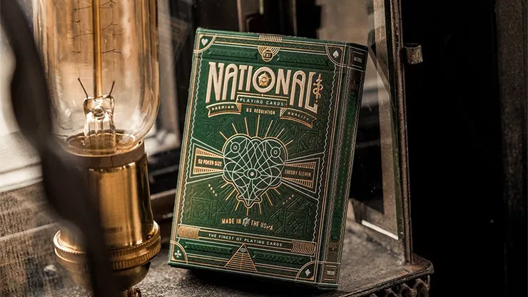 Green National Playing Cards - image 1