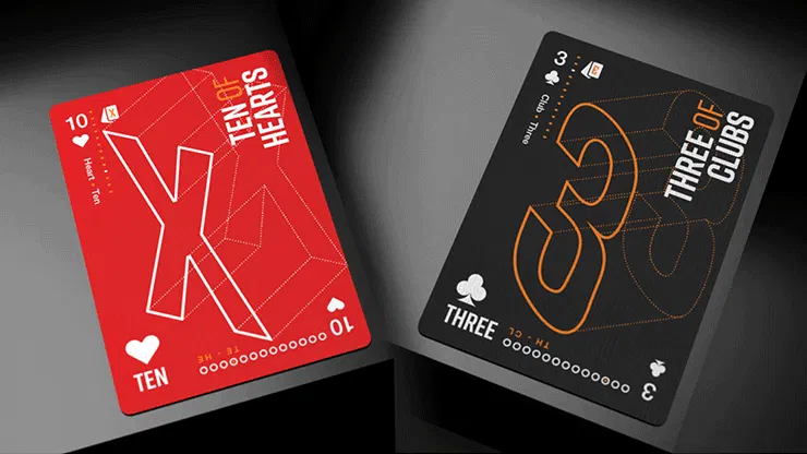 Grid Series Six- Typographic Playing Cards - image 4