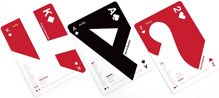 Typographic Playing Cards - image 3