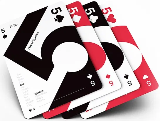 Typographic Playing Cards - image 5