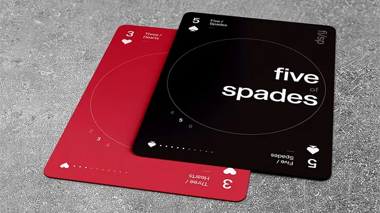Grid Typographic Playing Cards (Series Two) - image 3