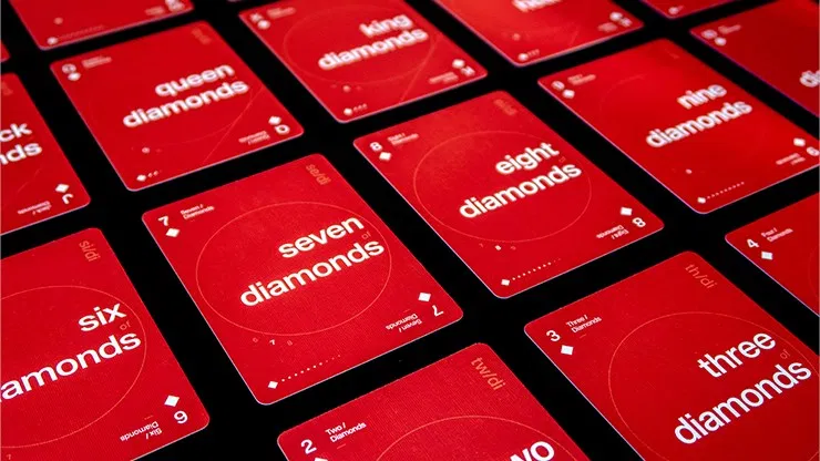 Grid Typographic Playing Cards (Series Two) - image 6