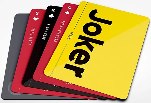 Grid Typographic Playing Cards - image 3