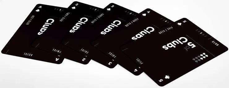 Grid Typographic Playing Cards - image 6