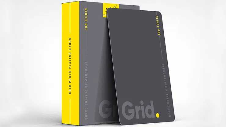 Grid Typographic Playing Cards - image 1