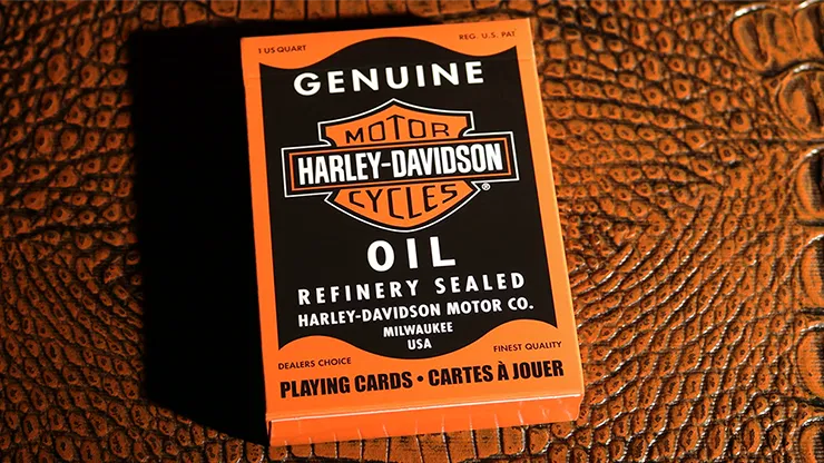 Harley Davidson Oil Playing Cards - image 1