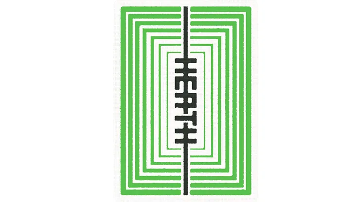 HEATH Back Playing Cards - Lennart Green Edition - image 2