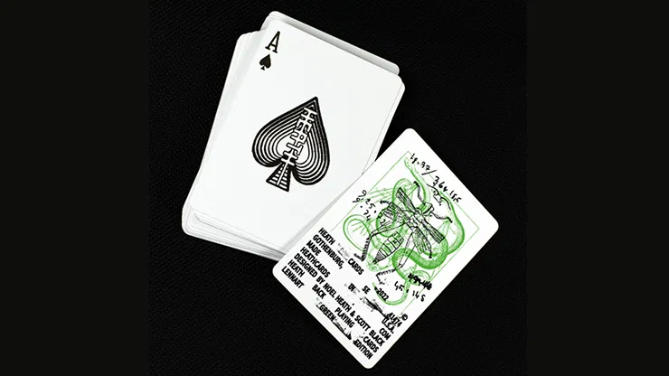 HEATH Back Playing Cards - Lennart Green Edition - image 3