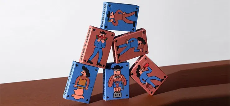 Henry & Sally Playing Cards - image 1