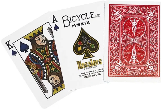 Hessler’s Bicycle Rider Back “No-Revoke” Playing Cards - image 4