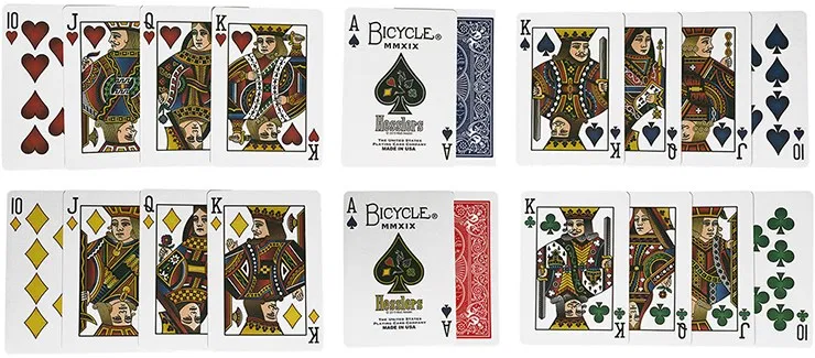 Hessler’s Bicycle Rider Back “No-Revoke” Playing Cards - image 6