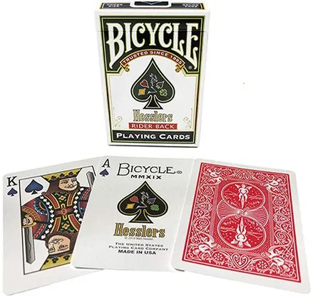 Hessler’s Bicycle Rider Back “No-Revoke” Playing Cards - image 1